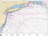 NOAA Nautical Chart 12300: Approaches to New York, Nantucket Shoals to Five Fathom Bank